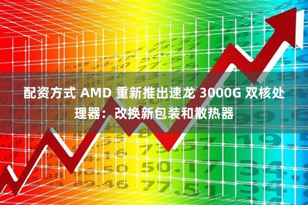 配资方式 AMD 重新推出速龙 3000G 双核处理器：改换新包装和散热器