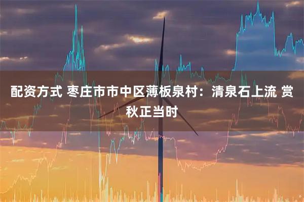 配资方式 枣庄市市中区薄板泉村：清泉石上流 赏秋正当时