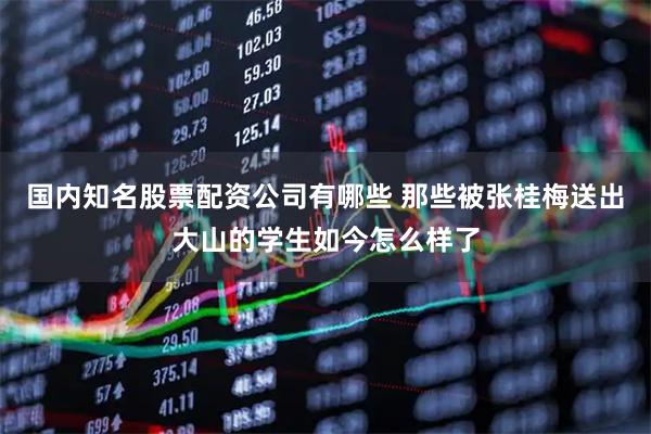 国内知名股票配资公司有哪些 那些被张桂梅送出大山的学生如今怎么样了